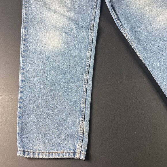 Y2K Levi's Jeans Mens 34x28* 560 Loose Tapered Blue Faded Cotton Denim Tag 34x30 - Picture 6 of 16